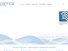 Tablet Screenshot of contica.pl